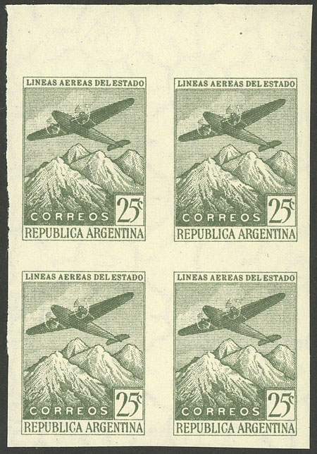 Lot 422 - Argentina general issues -  Guillermo Jalil - Philatino Auction # 2430 ARGENTINA: Very good selection of varied material (including rarities), with very convenient starts!