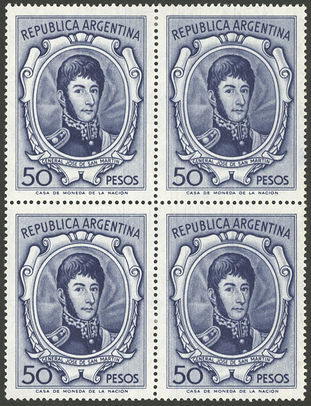 Lot 555 - Argentina general issues -  Guillermo Jalil - Philatino Auction # 2430 ARGENTINA: Very good selection of varied material (including rarities), with very convenient starts!
