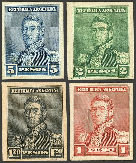 Lot 129 - Argentina general issues -  Guillermo Jalil - Philatino Auction # 2430 ARGENTINA: Very good selection of varied material (including rarities), with very convenient starts!