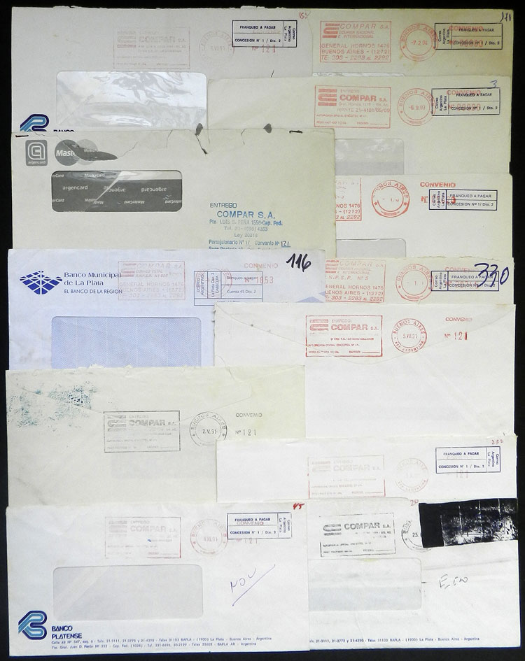 Lot 902 - Argentina private posts - Guillermo Jalil - Philatino Auction # 2430 ARGENTINA: Very good selection of varied material (including rarities), with very convenient starts! Lot 902 - Argentina private posts - Guillermo Jalil - Philatino Auction # 2430 ARGENTINA: Very good selection of varied material (including rarities), with very convenient starts!