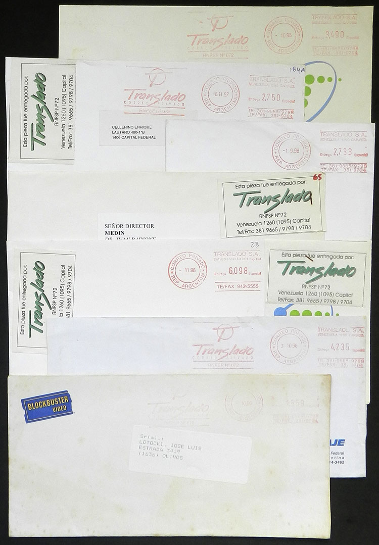 Lot 907 - Argentina private posts - Guillermo Jalil - Philatino Auction # 2430 ARGENTINA: Very good selection of varied material (including rarities), with very convenient starts! Lot 907 - Argentina private posts - Guillermo Jalil - Philatino Auction # 2430 ARGENTINA: Very good selection of varied material (including rarities), with very convenient starts!