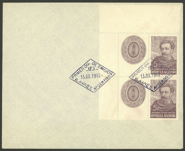 Lot 385 - Argentina general issues -  Guillermo Jalil - Philatino Auction # 2430 ARGENTINA: Very good selection of varied material (including rarities), with very convenient starts!
