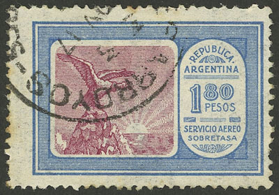 Lot 265 - Argentina general issues -  Guillermo Jalil - Philatino Auction # 2430 ARGENTINA: Very good selection of varied material (including rarities), with very convenient starts!