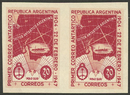 Lot 427 - Argentina general issues -  Guillermo Jalil - Philatino Auction # 2430 ARGENTINA: Very good selection of varied material (including rarities), with very convenient starts!