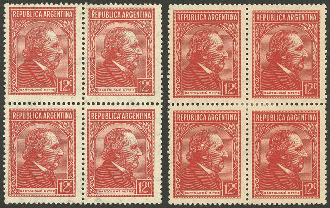 Lot 298 - Argentina general issues -  Guillermo Jalil - Philatino Auction # 2430 ARGENTINA: Very good selection of varied material (including rarities), with very convenient starts!