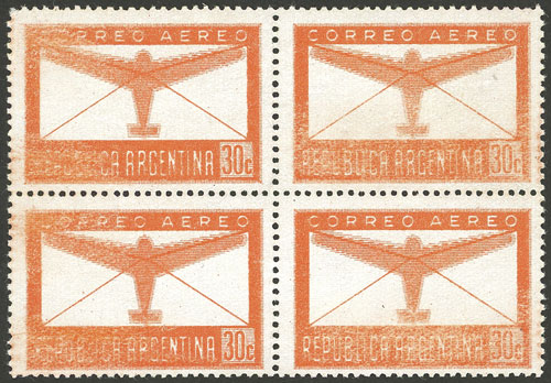 Lot 386 - Argentina general issues -  Guillermo Jalil - Philatino Auction # 2430 ARGENTINA: Very good selection of varied material (including rarities), with very convenient starts!