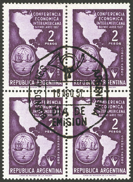 Lot 495 - Argentina general issues -  Guillermo Jalil - Philatino Auction # 2430 ARGENTINA: Very good selection of varied material (including rarities), with very convenient starts!