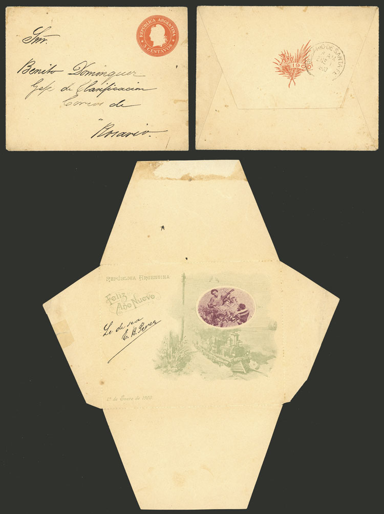 Lot 790 - Argentina Postal stationery -  Guillermo Jalil - Philatino Auction # 2430 ARGENTINA: Very good selection of varied material (including rarities), with very convenient starts!