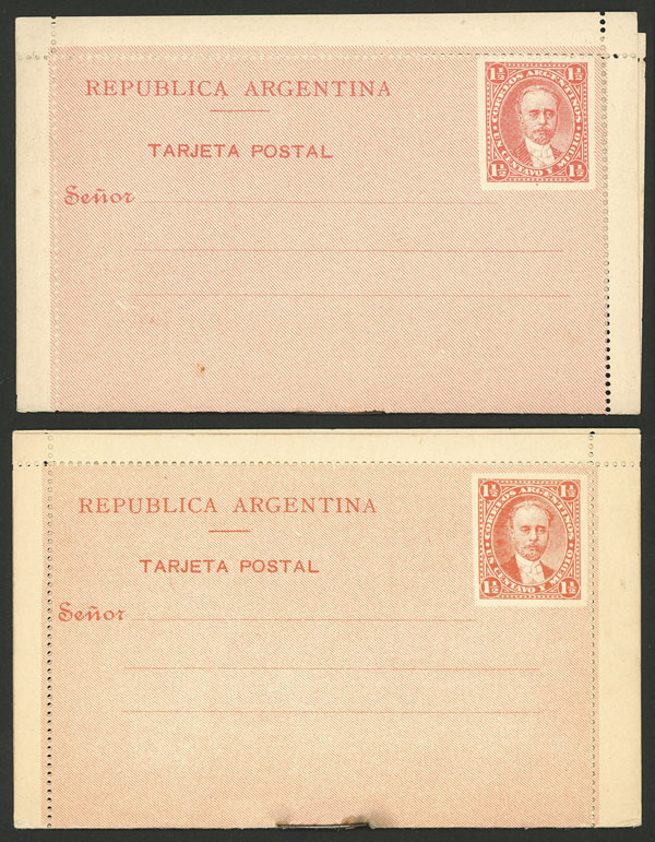 Lot 776 - Argentina Postal stationery -  Guillermo Jalil - Philatino Auction # 2430 ARGENTINA: Very good selection of varied material (including rarities), with very convenient starts!