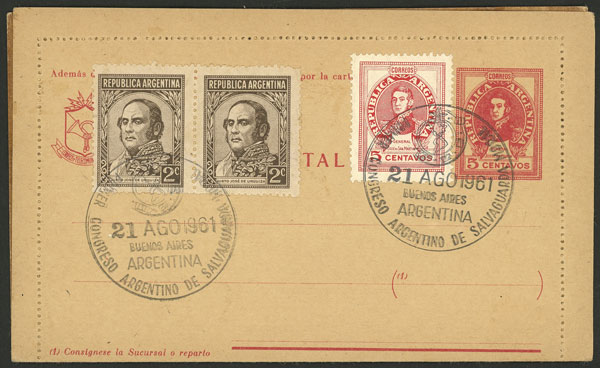 Lot 882 - Argentina postal history - Guillermo Jalil - Philatino Auction # 2430 ARGENTINA: Very good selection of varied material (including rarities), with very convenient starts! Lot 882 - Argentina postal history - Guillermo Jalil - Philatino Auction # 2430 ARGENTINA: Very good selection of varied material (including rarities), with very convenient starts!