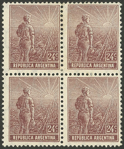 Lot 190 - Argentina general issues -  Guillermo Jalil - Philatino Auction # 2430 ARGENTINA: Very good selection of varied material (including rarities), with very convenient starts!
