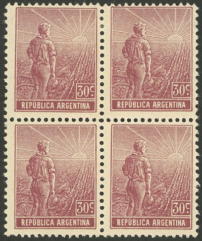 Lot 191 - Argentina general issues -  Guillermo Jalil - Philatino Auction # 2430 ARGENTINA: Very good selection of varied material (including rarities), with very convenient starts!