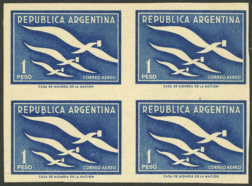 Lot 496 - Argentina general issues -  Guillermo Jalil - Philatino Auction # 2430 ARGENTINA: Very good selection of varied material (including rarities), with very convenient starts!