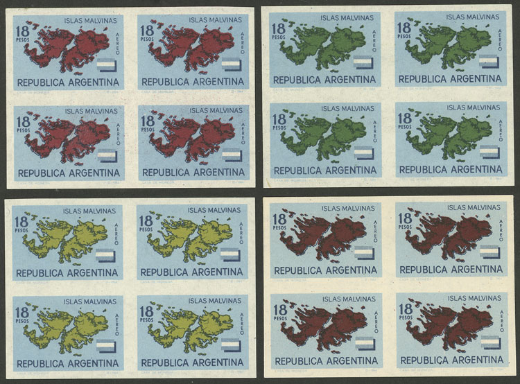 Lot 544 - Argentina general issues -  Guillermo Jalil - Philatino Auction # 2430 ARGENTINA: Very good selection of varied material (including rarities), with very convenient starts!
