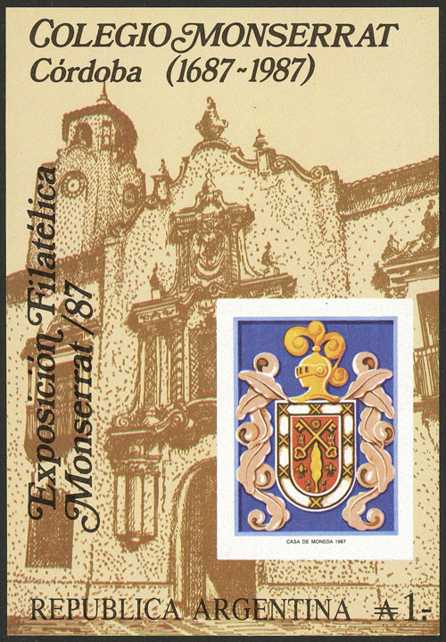 Lot 713 - Argentina souvenir sheets -  Guillermo Jalil - Philatino Auction # 2430 ARGENTINA: Very good selection of varied material (including rarities), with very convenient starts!