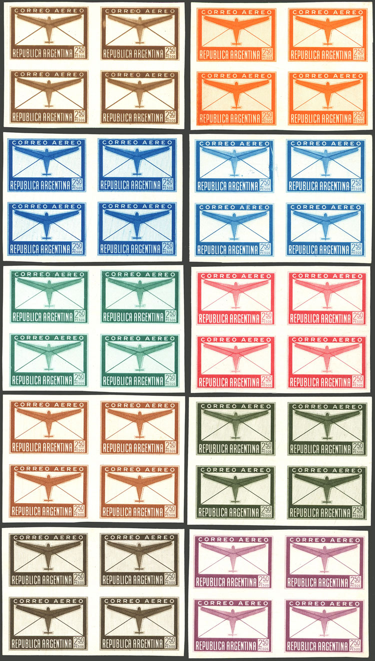 Lot 370 - Argentina general issues - Guillermo Jalil - Philatino Auction # 2430 ARGENTINA: Very good selection of varied material (including rarities), with very convenient starts! Lot 370 - Argentina general issues - Guillermo Jalil - Philatino Auction # 2430 ARGENTINA: Very good selection of varied material (including rarities), with very convenient starts!