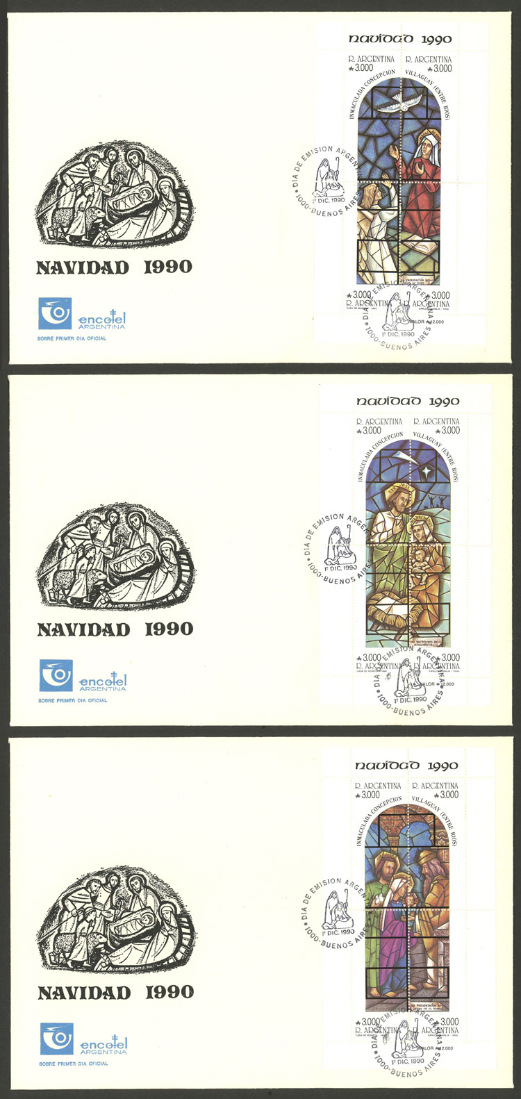 Lot 720 - Argentina souvenir sheets -  Guillermo Jalil - Philatino Auction # 2430 ARGENTINA: Very good selection of varied material (including rarities), with very convenient starts!