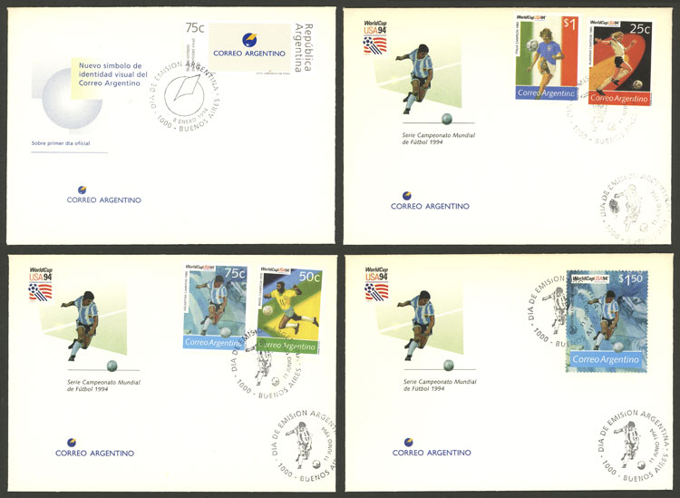 Lot 650 - Argentina general issues -  Guillermo Jalil - Philatino Auction # 2430 ARGENTINA: Very good selection of varied material (including rarities), with very convenient starts!