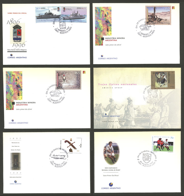 Lot 658 - Argentina general issues - Guillermo Jalil - Philatino Auction # 2430 ARGENTINA: Very good selection of varied material (including rarities), with very convenient starts! Lot 658 - Argentina general issues - Guillermo Jalil - Philatino Auction # 2430 ARGENTINA: Very good selection of varied material (including rarities), with very convenient starts!