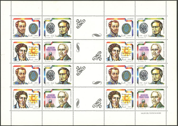 Lot 642 - Argentina general issues -  Guillermo Jalil - Philatino Auction # 2430 ARGENTINA: Very good selection of varied material (including rarities), with very convenient starts!