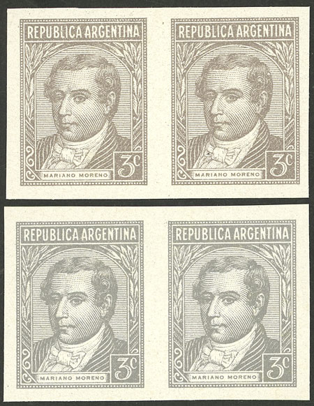 Lot 393 - Argentina general issues -  Guillermo Jalil - Philatino Auction # 2430 ARGENTINA: Very good selection of varied material (including rarities), with very convenient starts!