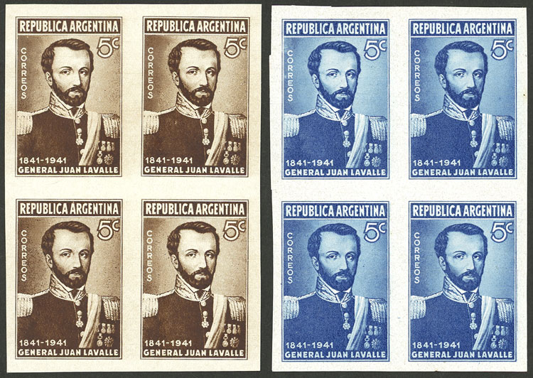 Lot 379 - Argentina general issues -  Guillermo Jalil - Philatino Auction # 2430 ARGENTINA: Very good selection of varied material (including rarities), with very convenient starts!