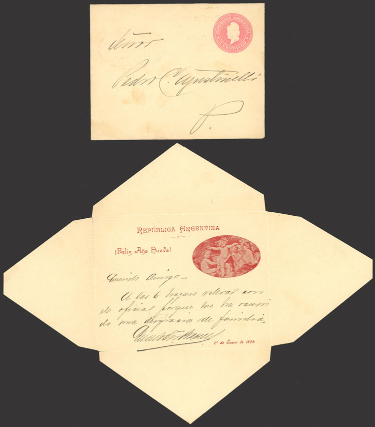 Lot 787 - Argentina Postal stationery -  Guillermo Jalil - Philatino Auction # 2430 ARGENTINA: Very good selection of varied material (including rarities), with very convenient starts!
