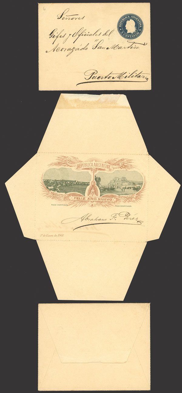 Lot 783 - Argentina Postal stationery -  Guillermo Jalil - Philatino Auction # 2430 ARGENTINA: Very good selection of varied material (including rarities), with very convenient starts!