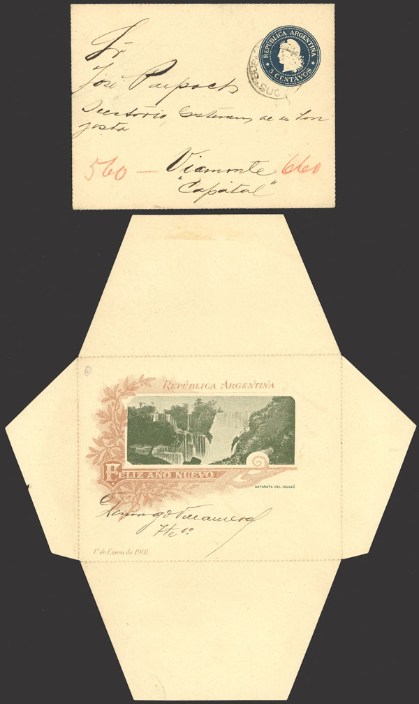 Lot 784 - Argentina Postal stationery -  Guillermo Jalil - Philatino Auction # 2430 ARGENTINA: Very good selection of varied material (including rarities), with very convenient starts!
