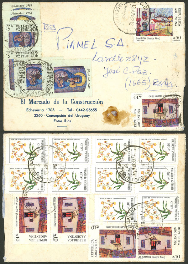 Lot 893 - Argentina postal history - Guillermo Jalil - Philatino Auction # 2430 ARGENTINA: Very good selection of varied material (including rarities), with very convenient starts! Lot 893 - Argentina postal history - Guillermo Jalil - Philatino Auction # 2430 ARGENTINA: Very good selection of varied material (including rarities), with very convenient starts!