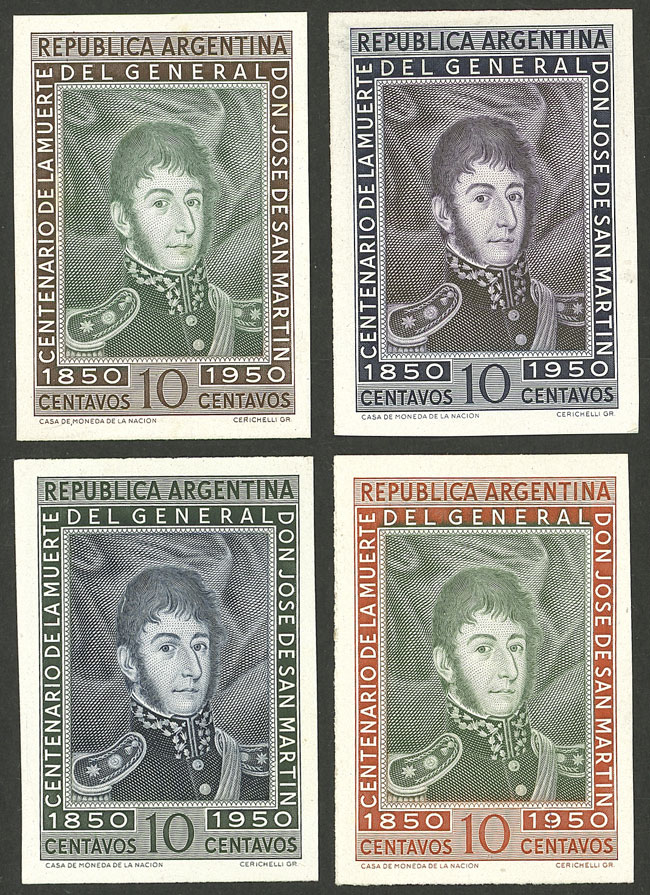 Lot 440 - Argentina general issues -  Guillermo Jalil - Philatino Auction # 2430 ARGENTINA: Very good selection of varied material (including rarities), with very convenient starts!