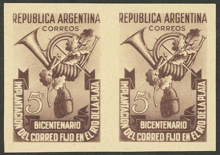 Lot 435 - Argentina general issues -  Guillermo Jalil - Philatino Auction # 2430 ARGENTINA: Very good selection of varied material (including rarities), with very convenient starts!