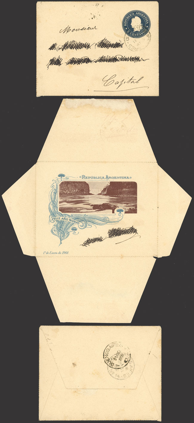Lot 796 - Argentina Postal stationery -  Guillermo Jalil - Philatino Auction # 2430 ARGENTINA: Very good selection of varied material (including rarities), with very convenient starts!