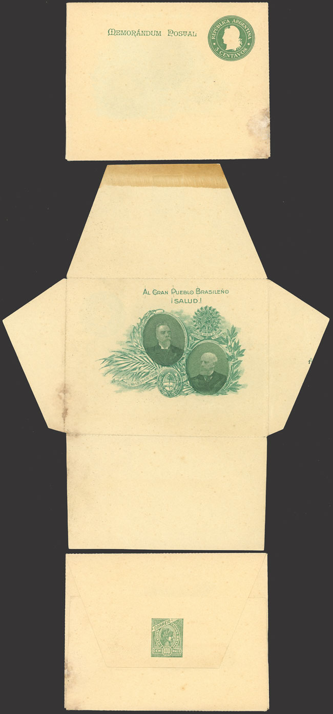 Lot 793 - Argentina Postal stationery -  Guillermo Jalil - Philatino Auction # 2430 ARGENTINA: Very good selection of varied material (including rarities), with very convenient starts!