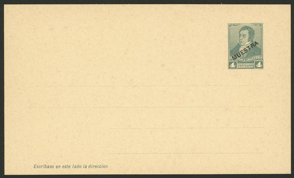 Lot 808 - Argentina Postal stationery - Guillermo Jalil - Philatino Auction # 2430 ARGENTINA: Very good selection of varied material (including rarities), with very convenient starts! Lot 808 - Argentina Postal stationery - Guillermo Jalil - Philatino Auction # 2430 ARGENTINA: Very good selection of varied material (including rarities), with very convenient starts!