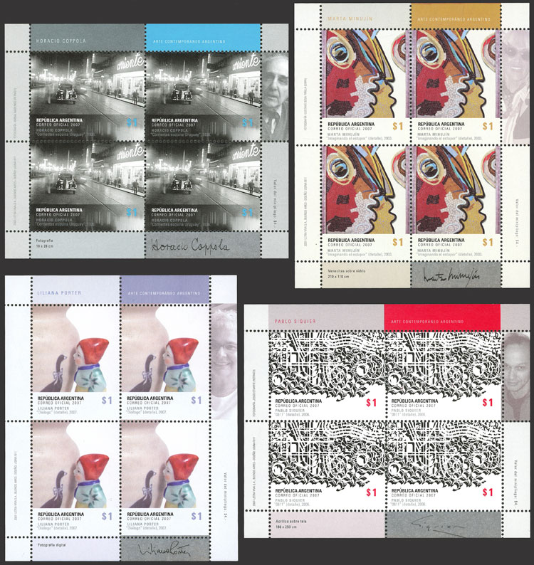 Lot 741 - Argentina souvenir sheets - Guillermo Jalil - Philatino Auction # 2430 ARGENTINA: Very good selection of varied material (including rarities), with very convenient starts! Lot 741 - Argentina souvenir sheets - Guillermo Jalil - Philatino Auction # 2430 ARGENTINA: Very good selection of varied material (including rarities), with very convenient starts!