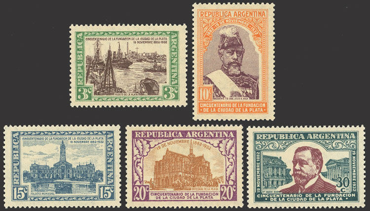 Lot 287 - Argentina general issues -  Guillermo Jalil - Philatino Auction # 2430 ARGENTINA: Very good selection of varied material (including rarities), with very convenient starts!