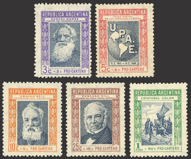 Lot 408 - Argentina general issues -  Guillermo Jalil - Philatino Auction # 2430 ARGENTINA: Very good selection of varied material (including rarities), with very convenient starts!