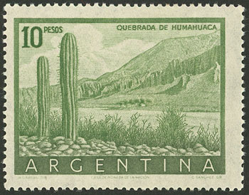 Lot 491 - Argentina general issues -  Guillermo Jalil - Philatino Auction # 2430 ARGENTINA: Very good selection of varied material (including rarities), with very convenient starts!