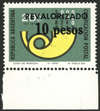 Lot 589 - Argentina general issues -  Guillermo Jalil - Philatino Auction # 2430 ARGENTINA: Very good selection of varied material (including rarities), with very convenient starts!