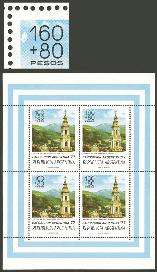 Lot 704 - Argentina souvenir sheets -  Guillermo Jalil - Philatino Auction # 2430 ARGENTINA: Very good selection of varied material (including rarities), with very convenient starts!