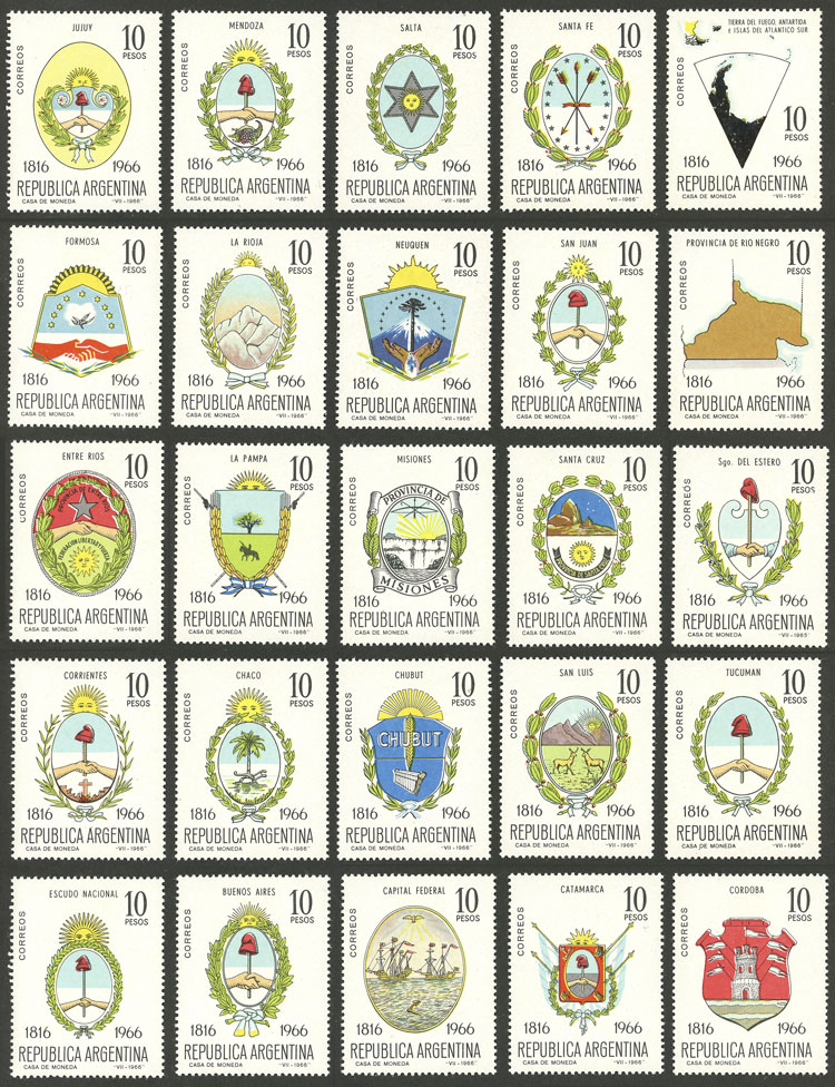 Lot 562 - Argentina general issues -  Guillermo Jalil - Philatino Auction # 2430 ARGENTINA: Very good selection of varied material (including rarities), with very convenient starts!