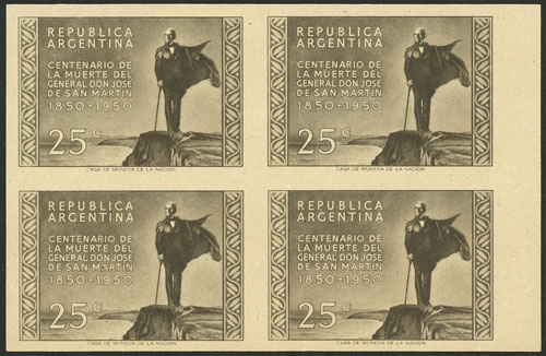 Lot 441 - Argentina general issues -  Guillermo Jalil - Philatino Auction # 2430 ARGENTINA: Very good selection of varied material (including rarities), with very convenient starts!