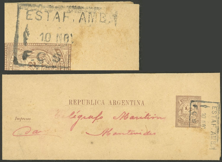 Lot 823 - Argentina postal history - Guillermo Jalil - Philatino Auction # 2430 ARGENTINA: Very good selection of varied material (including rarities), with very convenient starts! Lot 823 - Argentina postal history - Guillermo Jalil - Philatino Auction # 2430 ARGENTINA: Very good selection of varied material (including rarities), with very convenient starts!