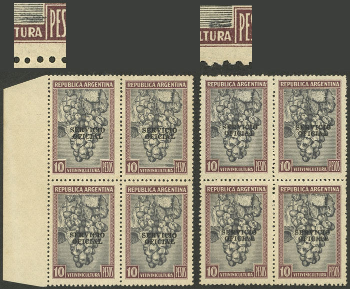Lot 764 - Argentina official stamps -  Guillermo Jalil - Philatino Auction # 2430 ARGENTINA: Very good selection of varied material (including rarities), with very convenient starts!