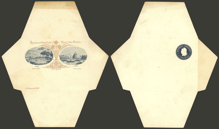 Lot 795 - Argentina Postal stationery -  Guillermo Jalil - Philatino Auction # 2430 ARGENTINA: Very good selection of varied material (including rarities), with very convenient starts!