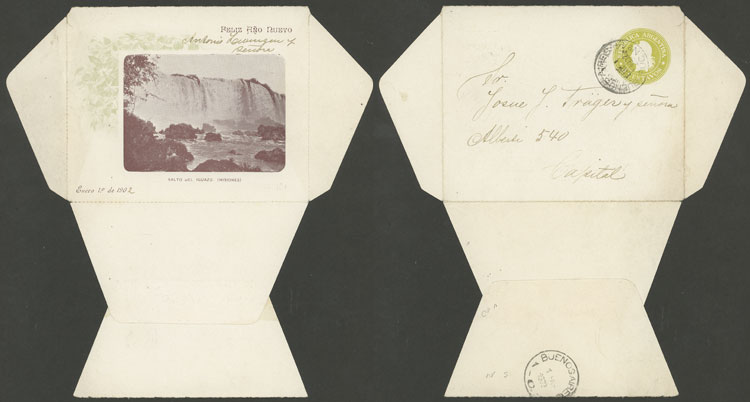Lot 802 - Argentina Postal stationery - Guillermo Jalil - Philatino Auction # 2430 ARGENTINA: Very good selection of varied material (including rarities), with very convenient starts! Lot 802 - Argentina Postal stationery - Guillermo Jalil - Philatino Auction # 2430 ARGENTINA: Very good selection of varied material (including rarities), with very convenient starts!