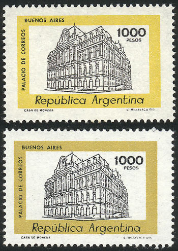 Lot 614 - Argentina general issues -  Guillermo Jalil - Philatino Auction # 2430 ARGENTINA: Very good selection of varied material (including rarities), with very convenient starts!