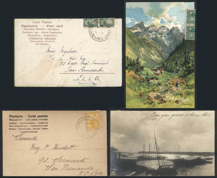 Lot 836 - Argentina postal history -  Guillermo Jalil - Philatino Auction # 2430 ARGENTINA: Very good selection of varied material (including rarities), with very convenient starts!