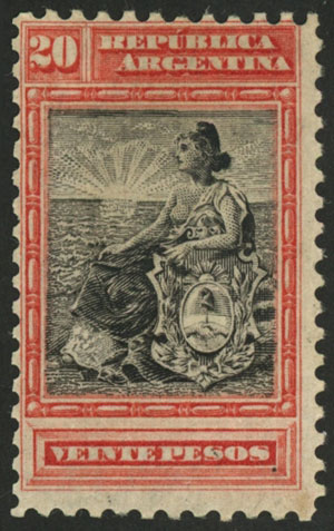 Lot 218 - Argentina general issues -  Guillermo Jalil - Philatino Auction # 2442 ARGENTINA: Super-economy auction with many interesting lots with VERY LOW PRICES!